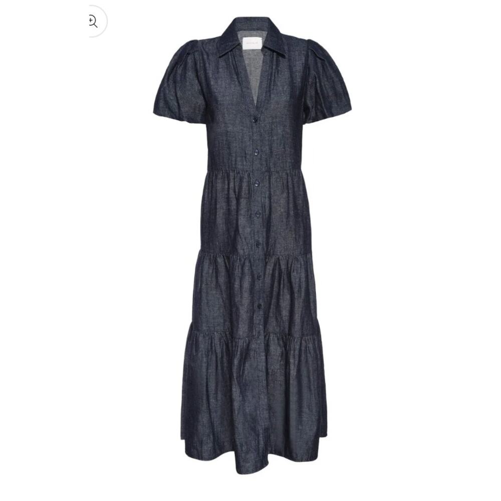 Brochu Walker The Havana Indigo Denim Dress size L large - Picture 6 of 6